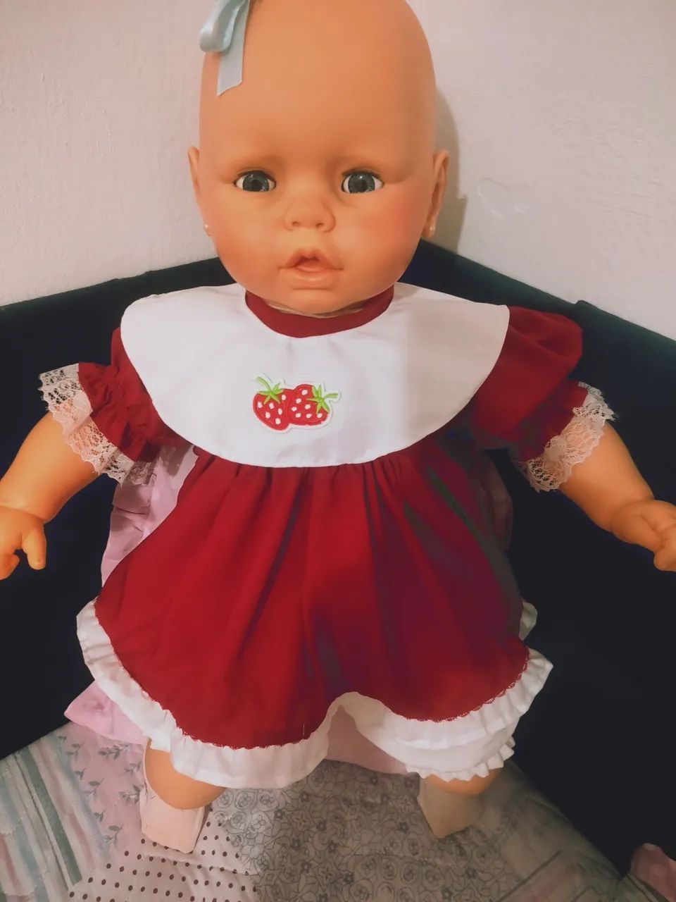Vestido de boneca meu bebê da estrela e Bilu Bilu.