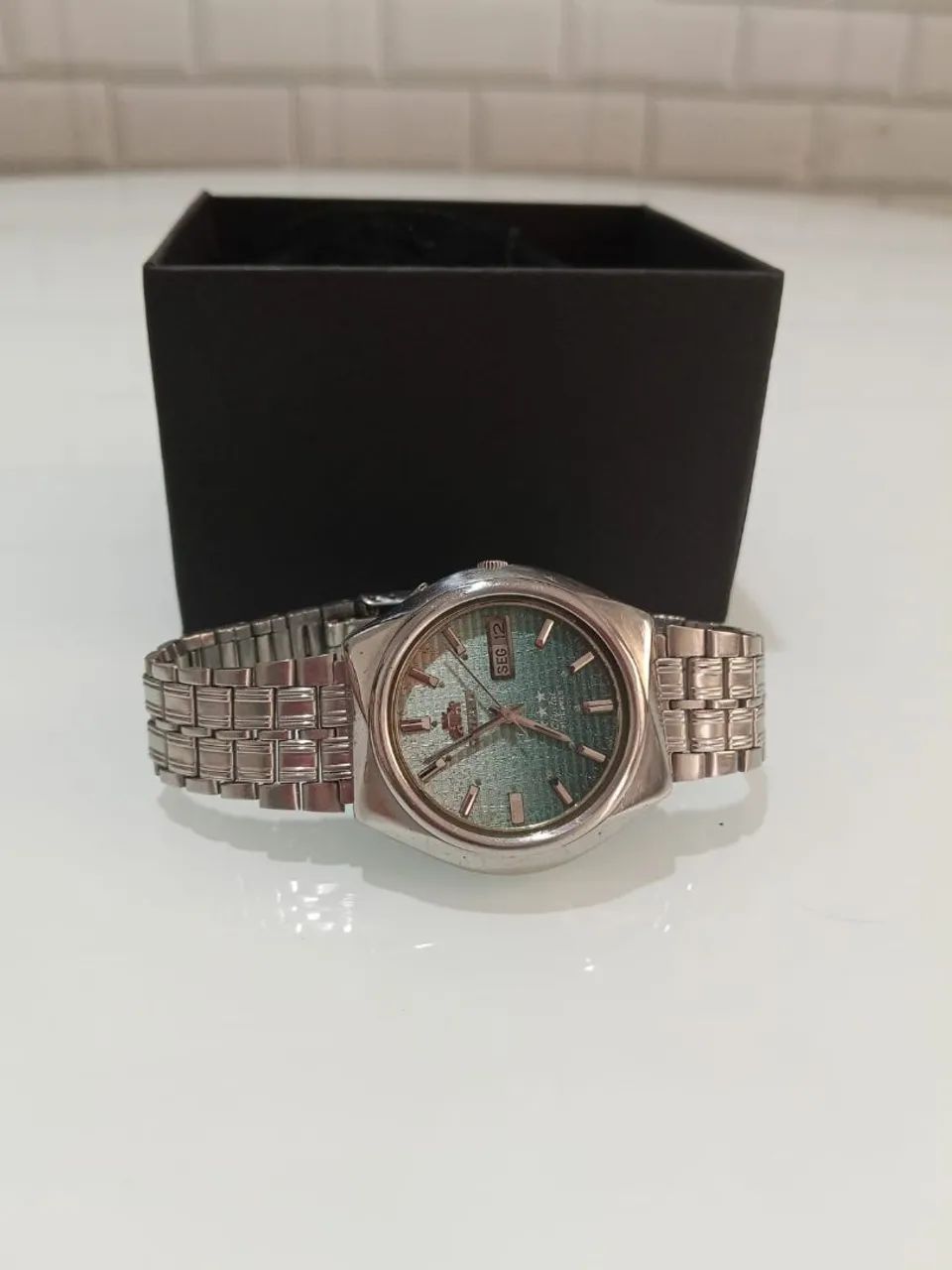 ORIENT CRYSTAL Tristar Gradial Blue - impecável 