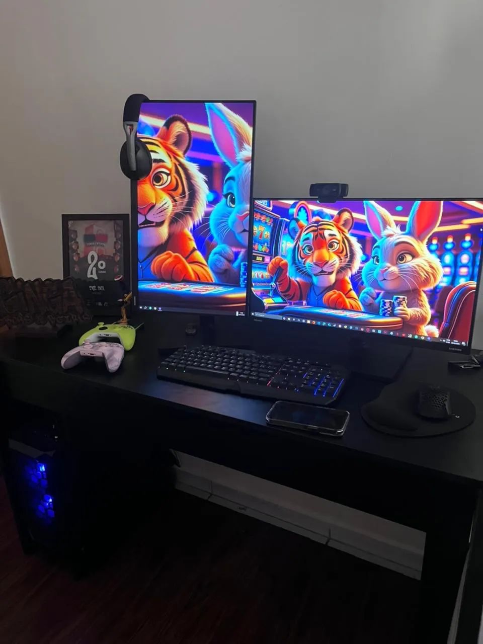 SETUP GAMER COMPLETO - RTX 3050 + 2 MONITORES ODYSSEY