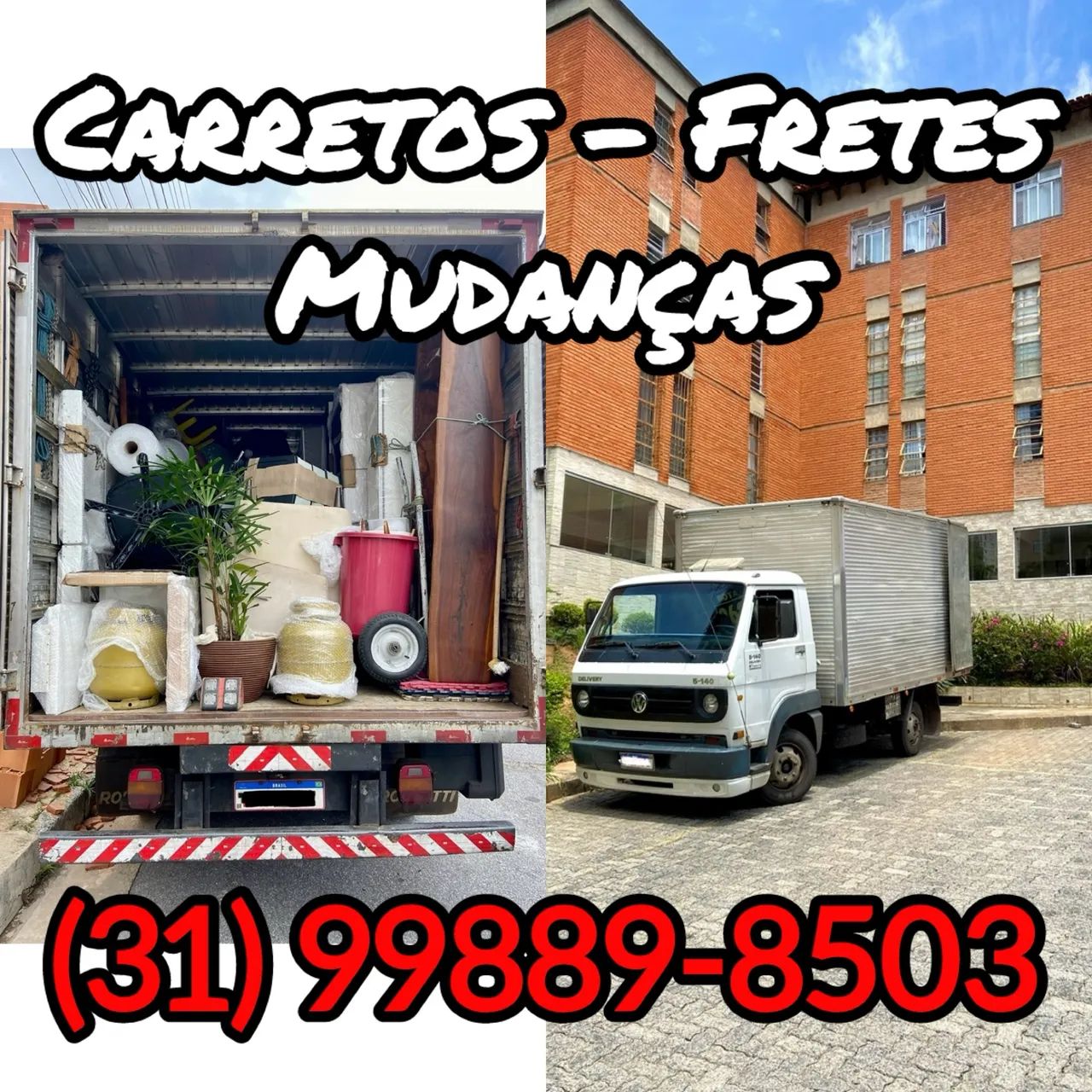 Carretos / Fretes / Mudanças e Viagem