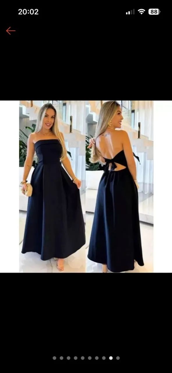 Vestido tomara q caia rosa bebê  - Foto 2