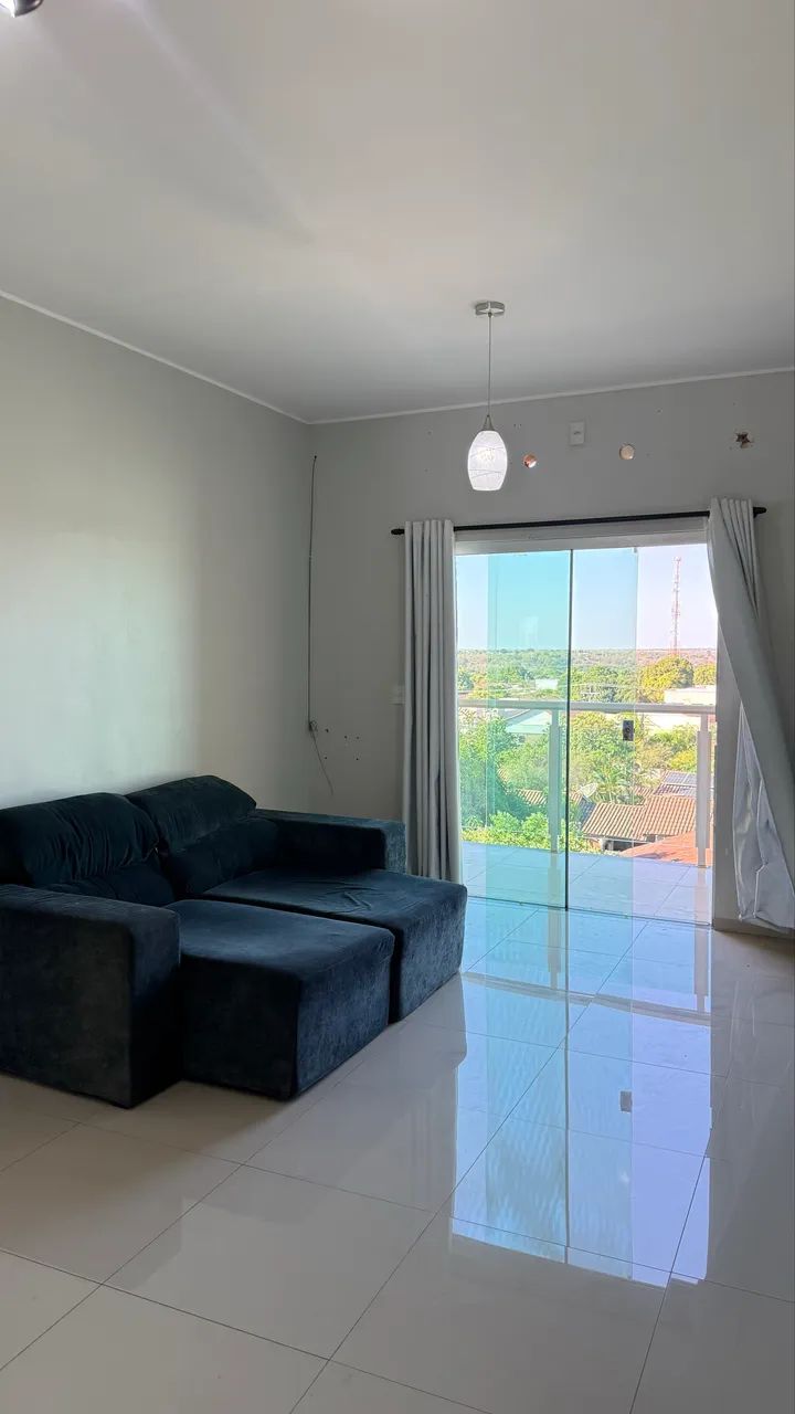 Alugo apartamento 3 quartos semi-mobiliado 