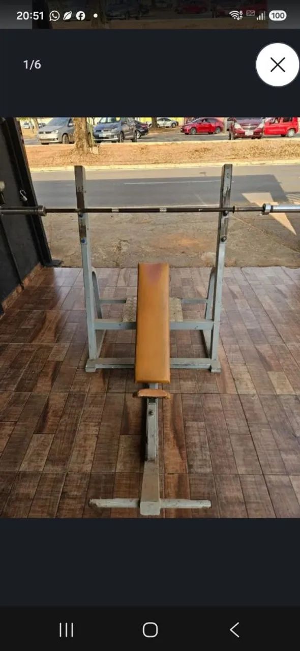 Equipamentos para academia 
