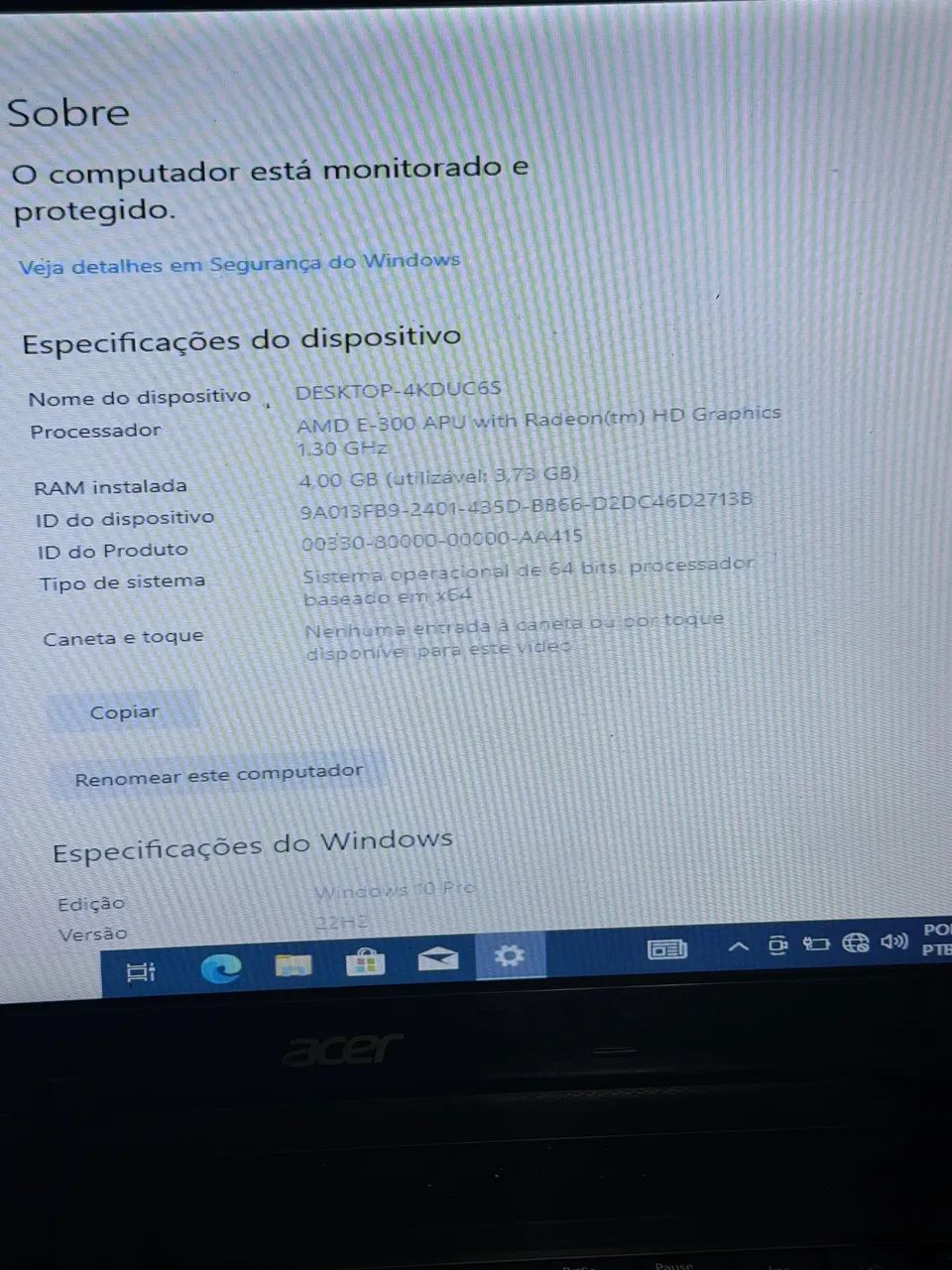 Notebook Acer - Windows 10  - Foto 4