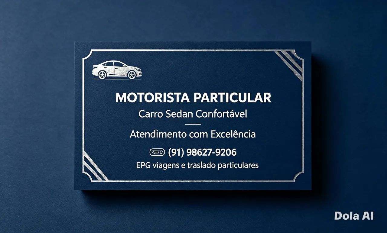 Motorista particular com carro 