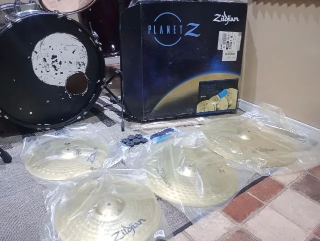 Kit Pratos Zildjian Planet Z Hihat14 Crash16 Ride20 Zp4pk