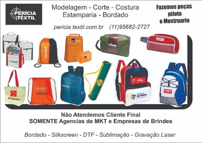Bolsas Mochilas -Modelagem , corte , costura , estamparia 