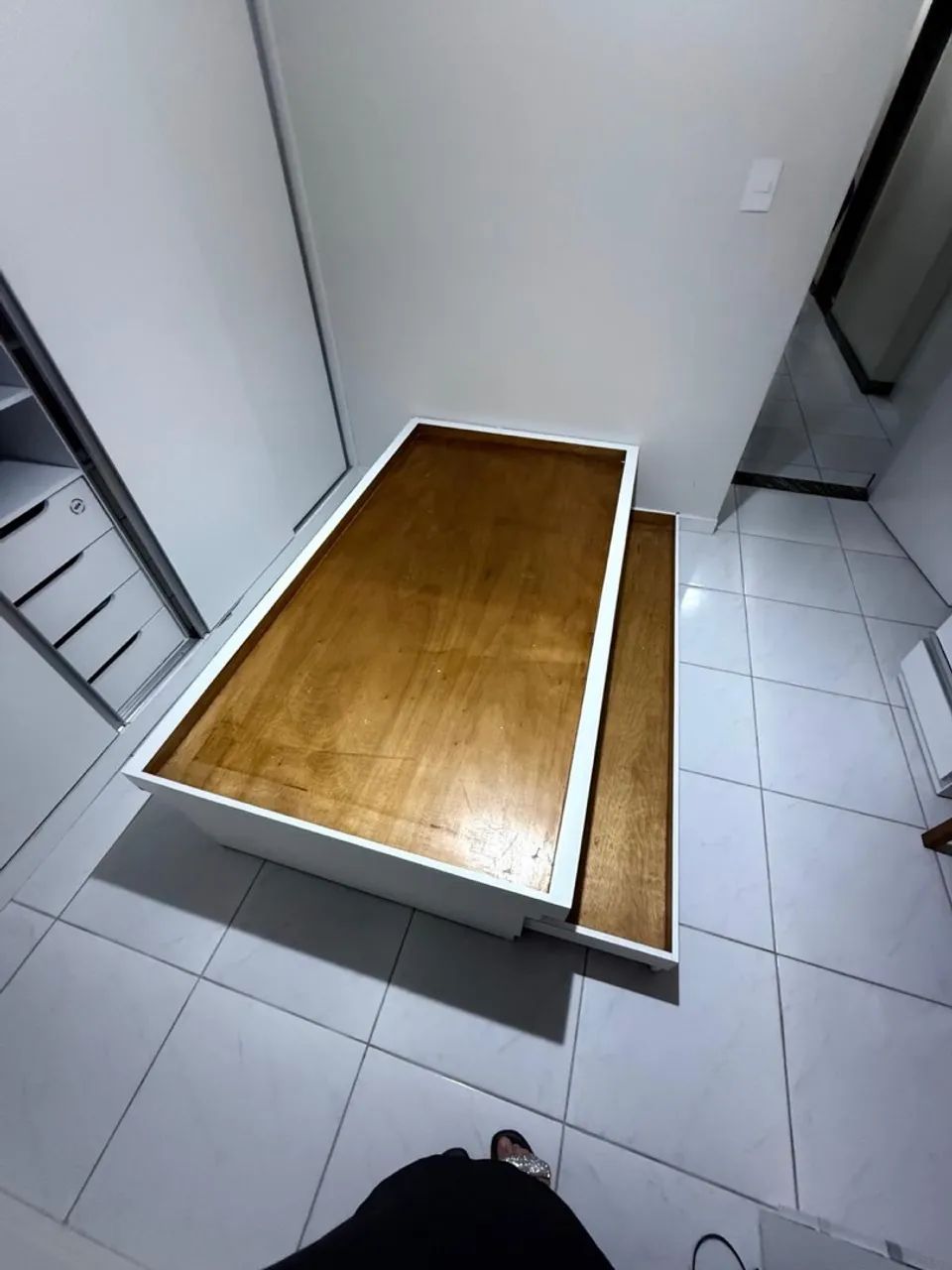 Cama solteirão com colchão  - Foto 3