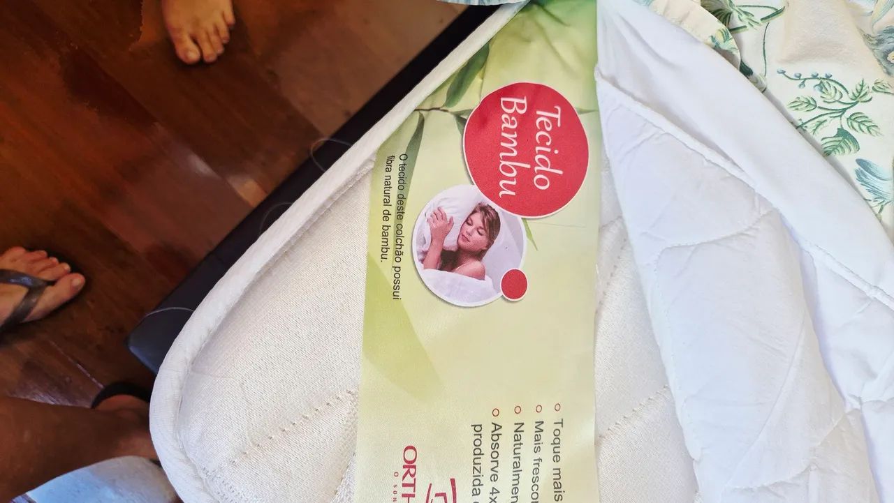 Cama box e colchao Casal - Foto 5