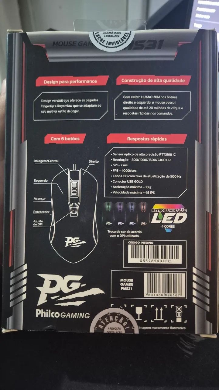 Mouse Gamer Philco PMS31 - Foto 2