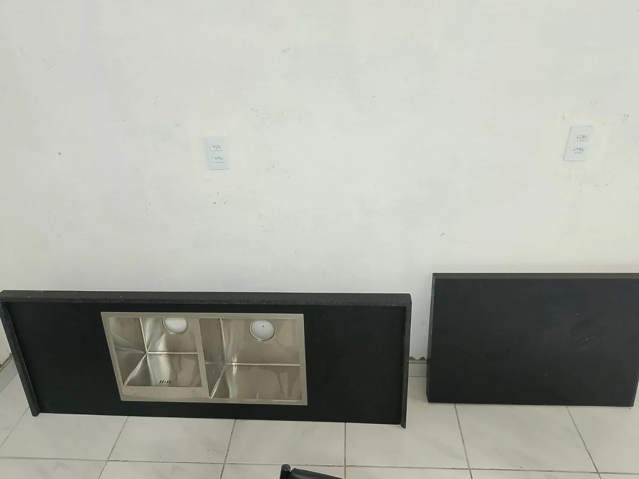 Bancada nova em preto escovado  - Foto 2