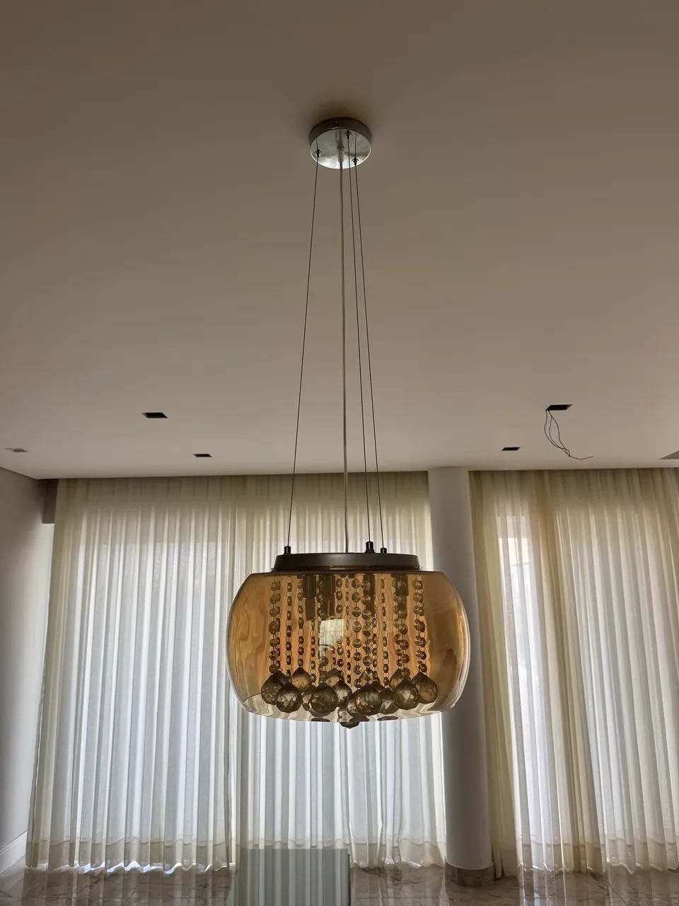 LUSTRE 40cm ÂMBAR  - Foto 3