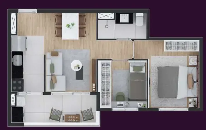 PLANTA 44m²