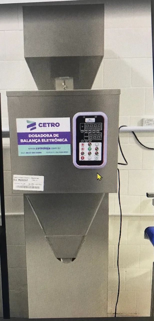 Dosadora com balança eletrônica para grãos e pós  - Foto 2