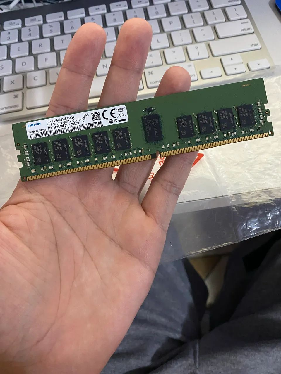 Memória Ddr4 16Gb Servidor Samsung