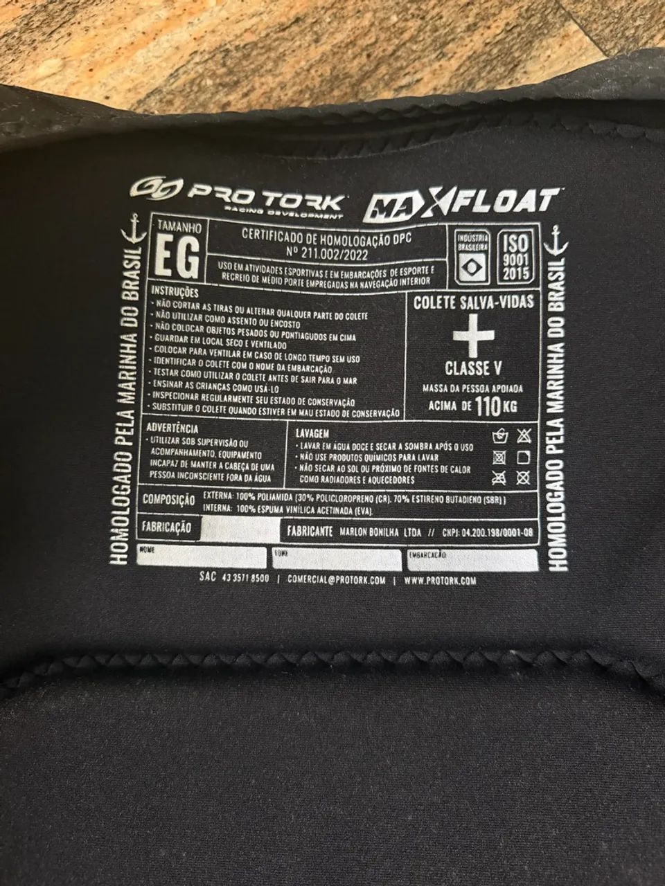 COLETE PARA JETSKI