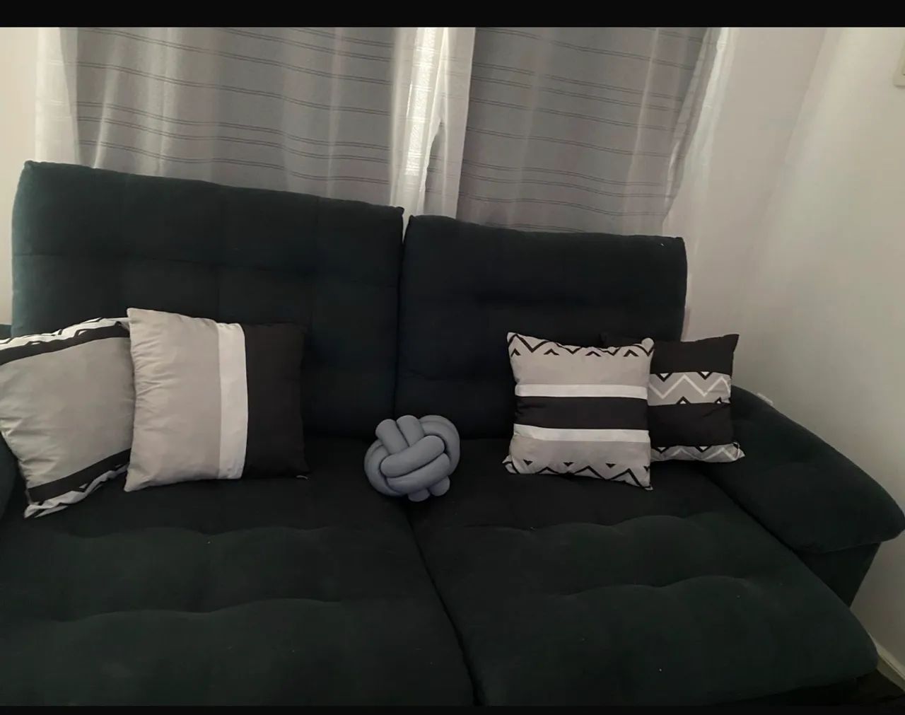 Sofá retrátil reclinável 2,1m 