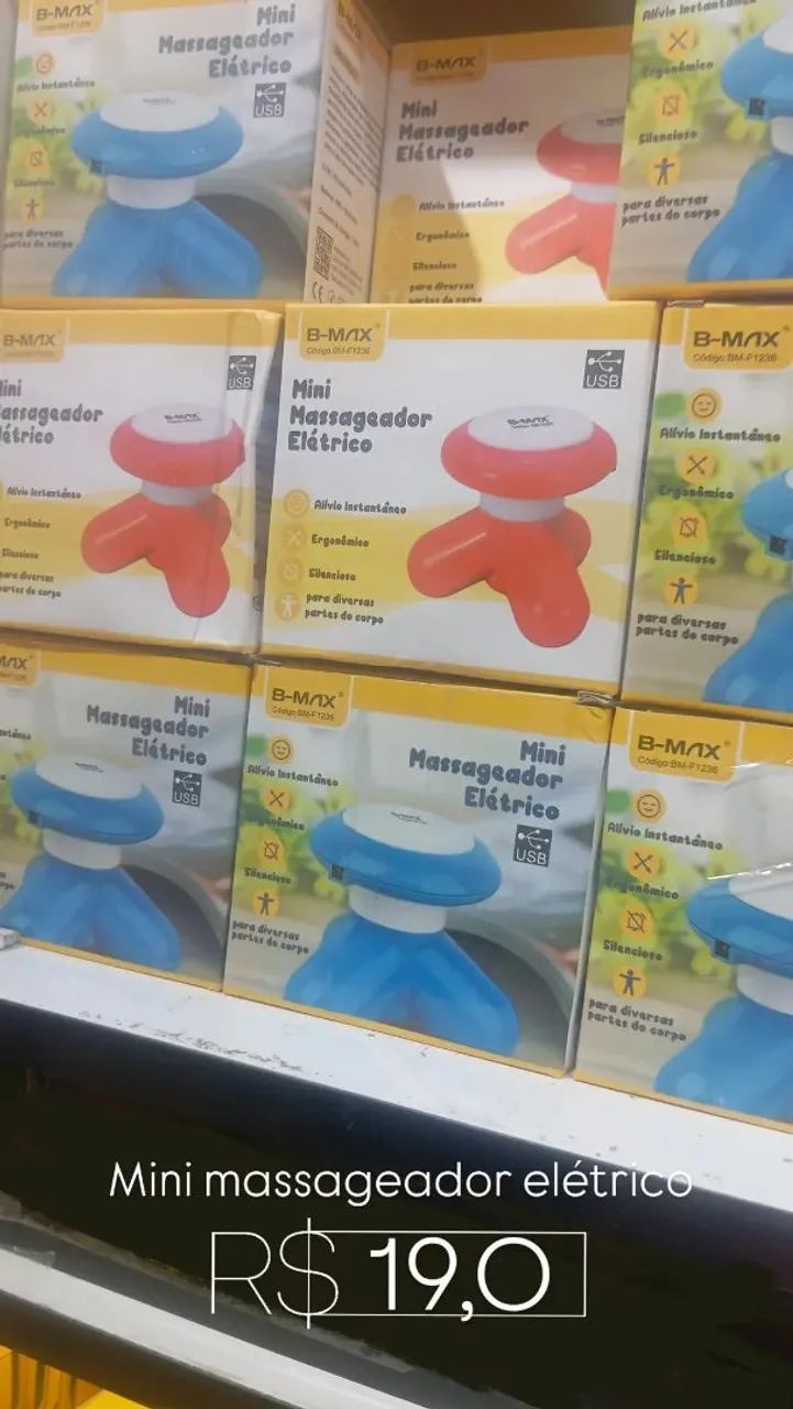 Mini massageador elétrico 