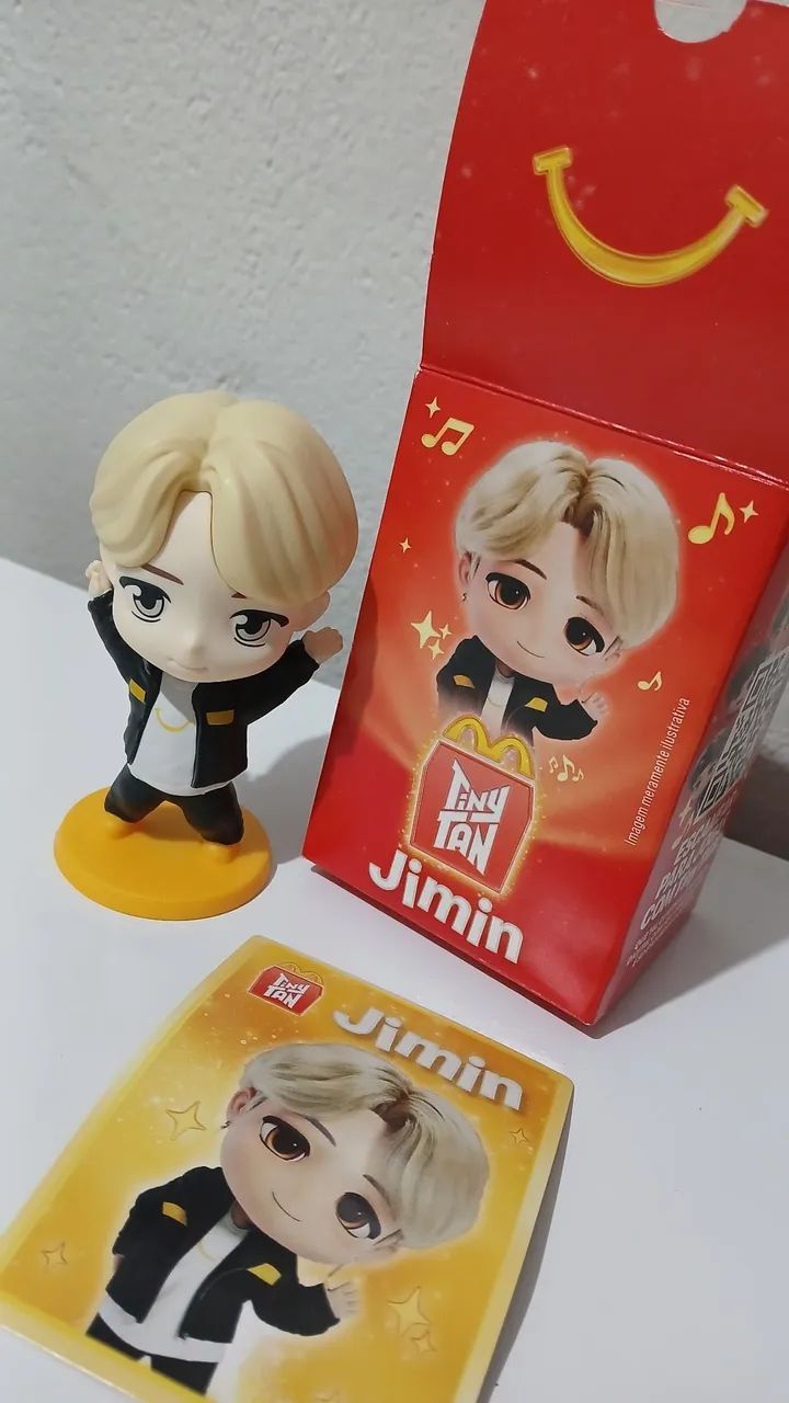 Jimin Tiny Tan McDonald's NOVO na CAIXA  - Foto 2