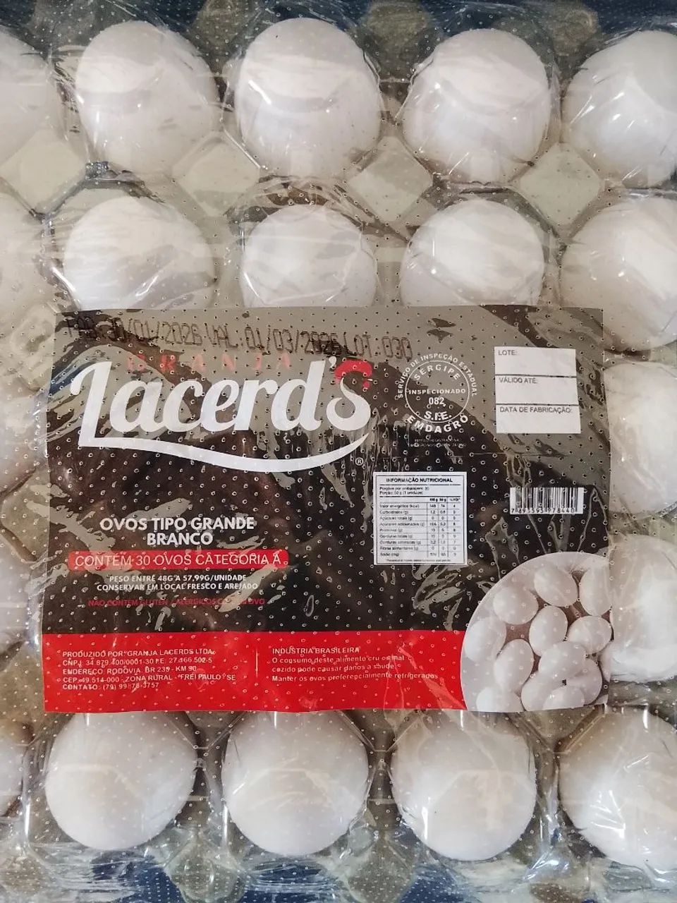 Ovos - Placa com 30 ovos  - Foto 2