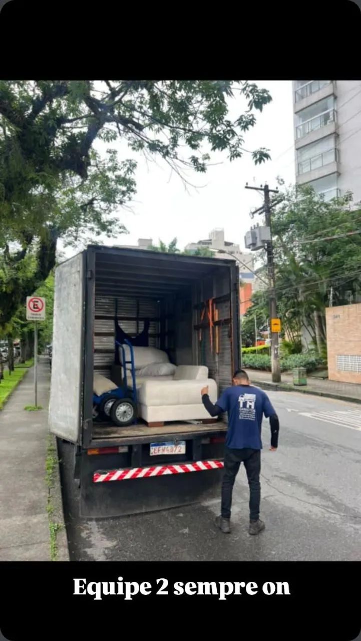 Carretos e mudanças em toda baixada santista 