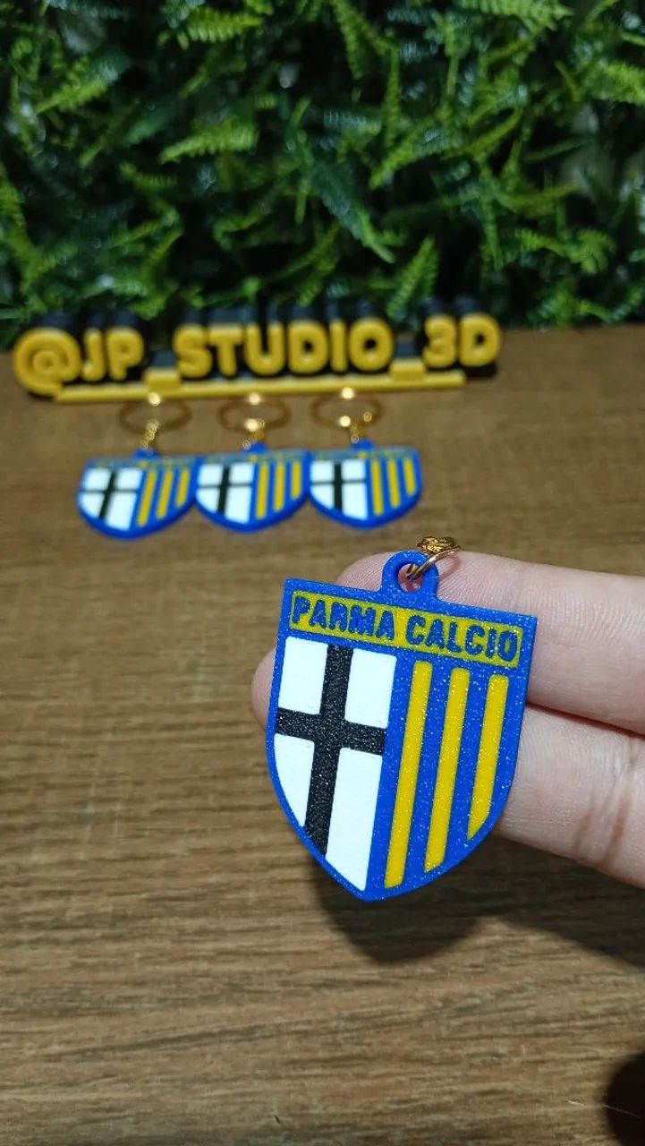 Kit 4 chaveiros do Parma Cálcio Clube Italiano - Foto 5