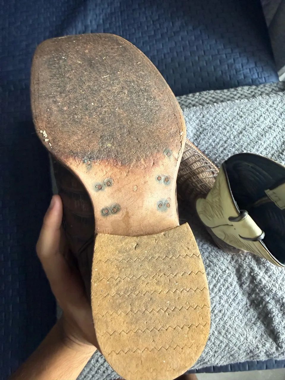 Bota couro jacare - Foto 4