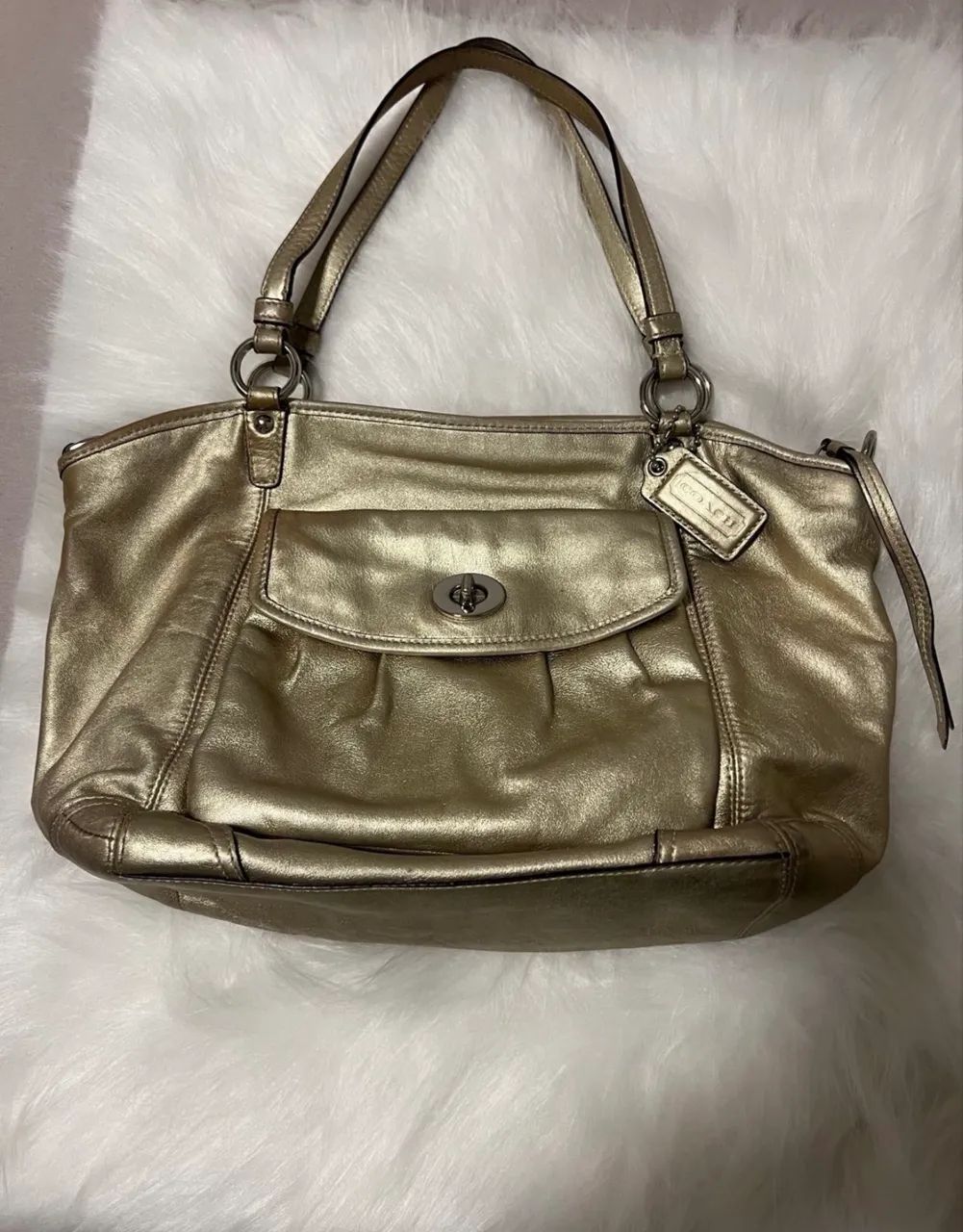 Bolsa Coach Vintage Couro Original 