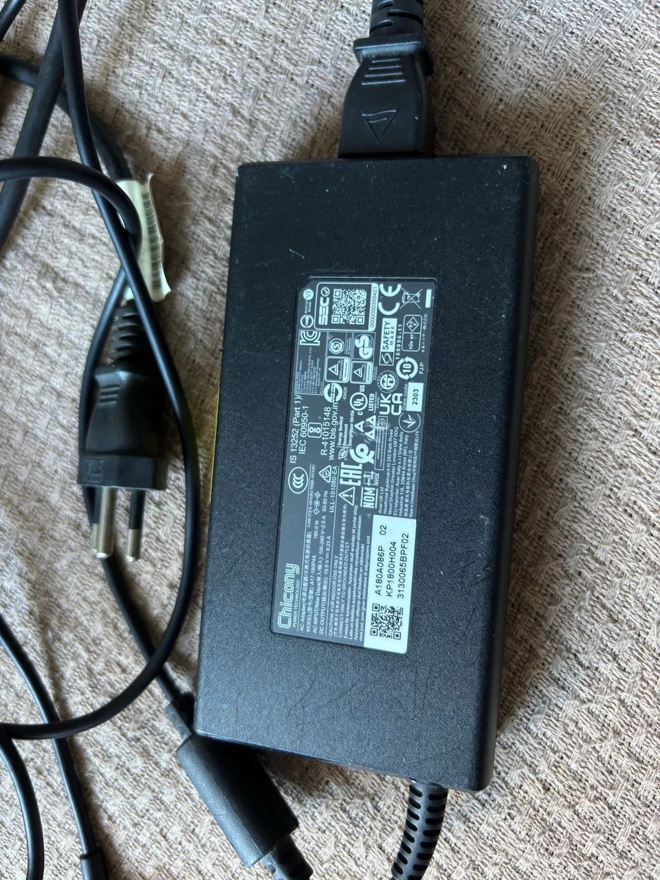 Fonte de carregamento Acer nitro 5
