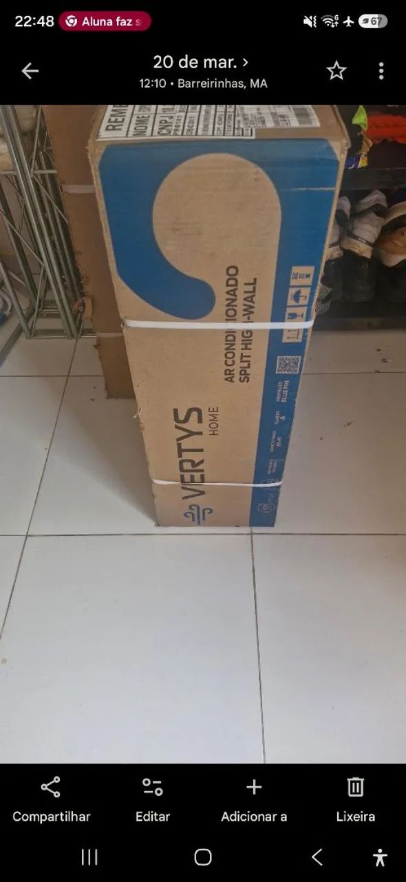 Ar-condicionado 12BTU