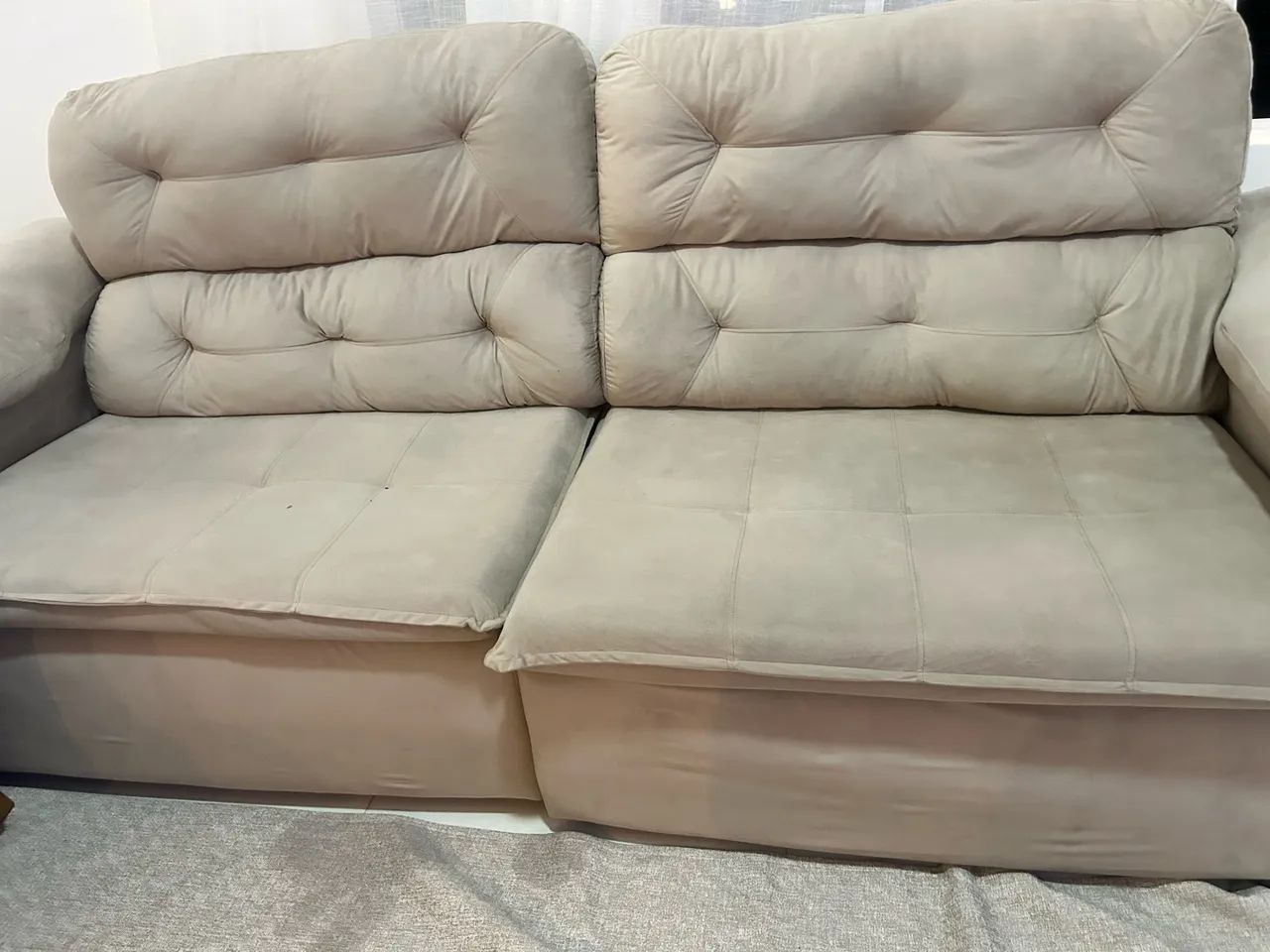 Vendo Sofá grande 2,60 m R$ 1.200,00 - Foto 2