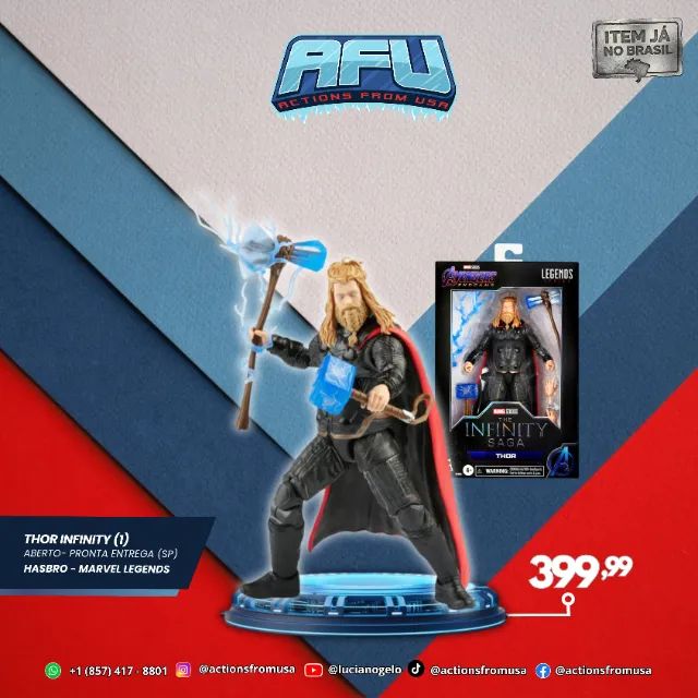 Thor Infinity saga Marvel Legends Hasbro 