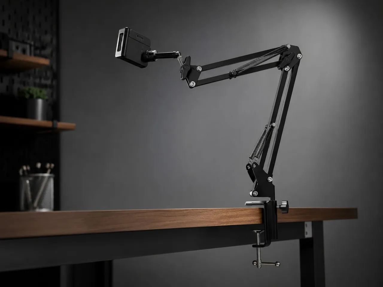 Suporte Articulado de Mesa para Celular com Garra - Foto 3