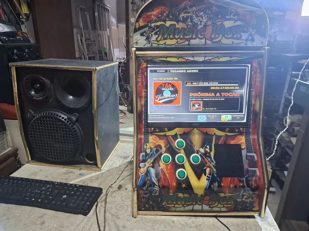 Maquina de juckbox box completa e funcionado  - Foto 3