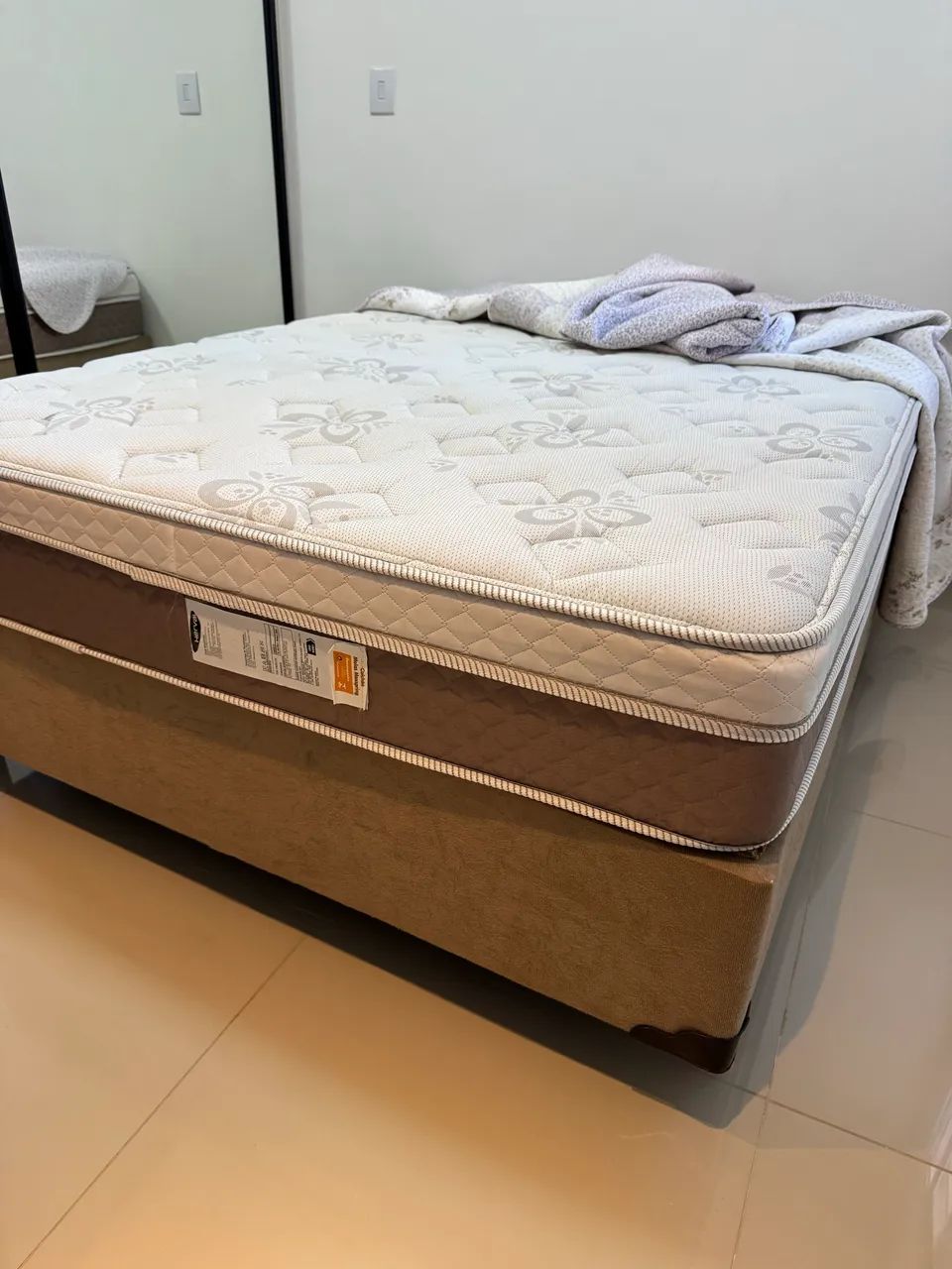 Cama box casal com colchão Herval  - Foto 2