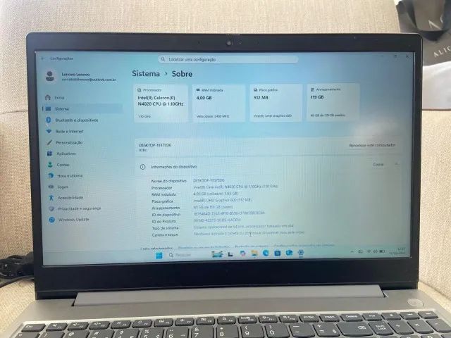 NOTEBOOK LENOVO IDEAPAD 3 15IGL05 - Foto 5