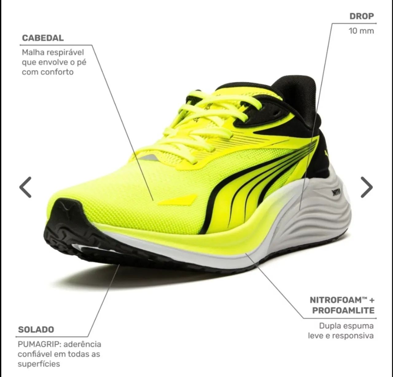 Tênis Puma Electrify Nitro 4 tamanho 43 - Foto 5