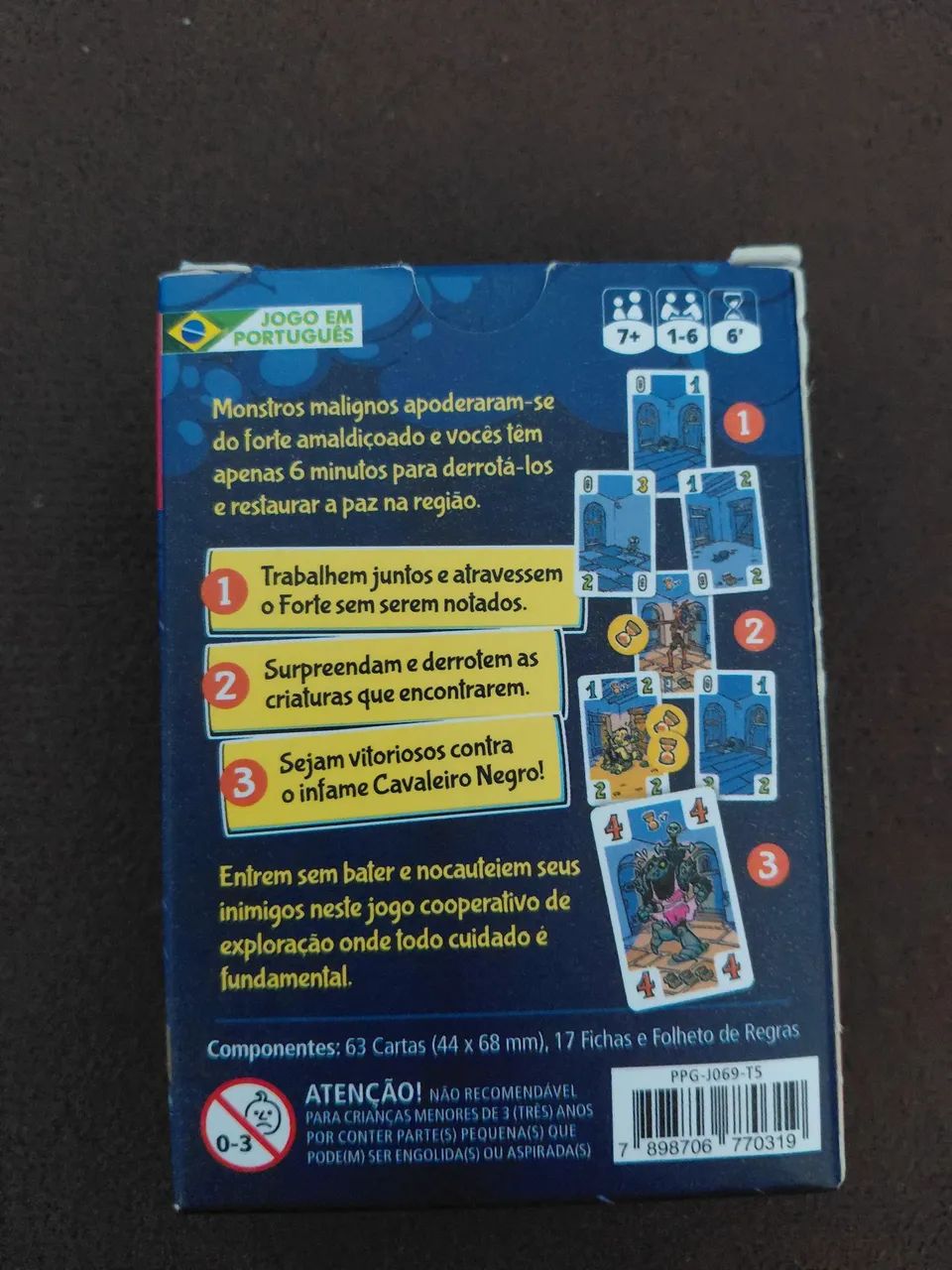 Jogo de carta Knock, Knock! Dungeon! Jogo cooperativo - Foto 2