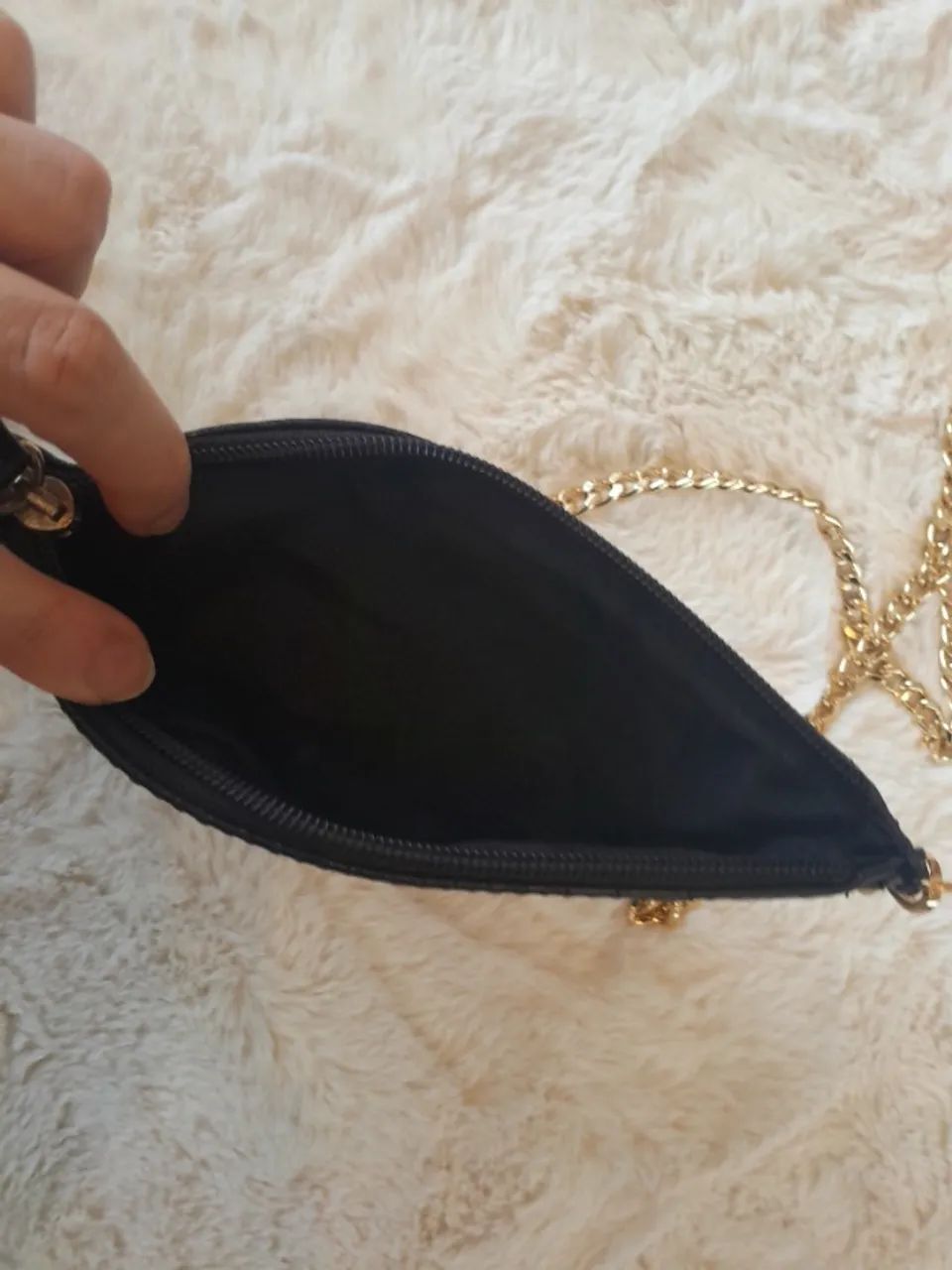 BOLSA CORRENTE DOURADA  - Foto 4