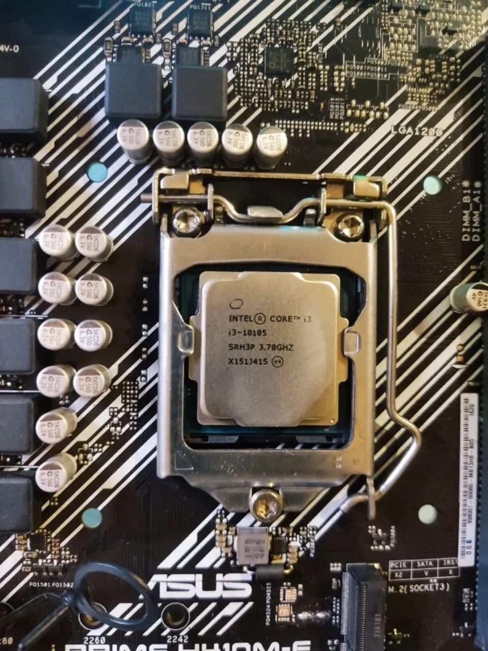 Kit Upgrade Placa Mãe ASUS Prime H410M-E + Processador Intel Core i3 10105 - Foto 4