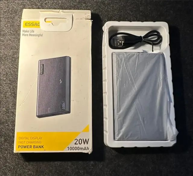 Power Bank Rápido 10000mah 20w Usb Tipo C - Essager - Foto 2