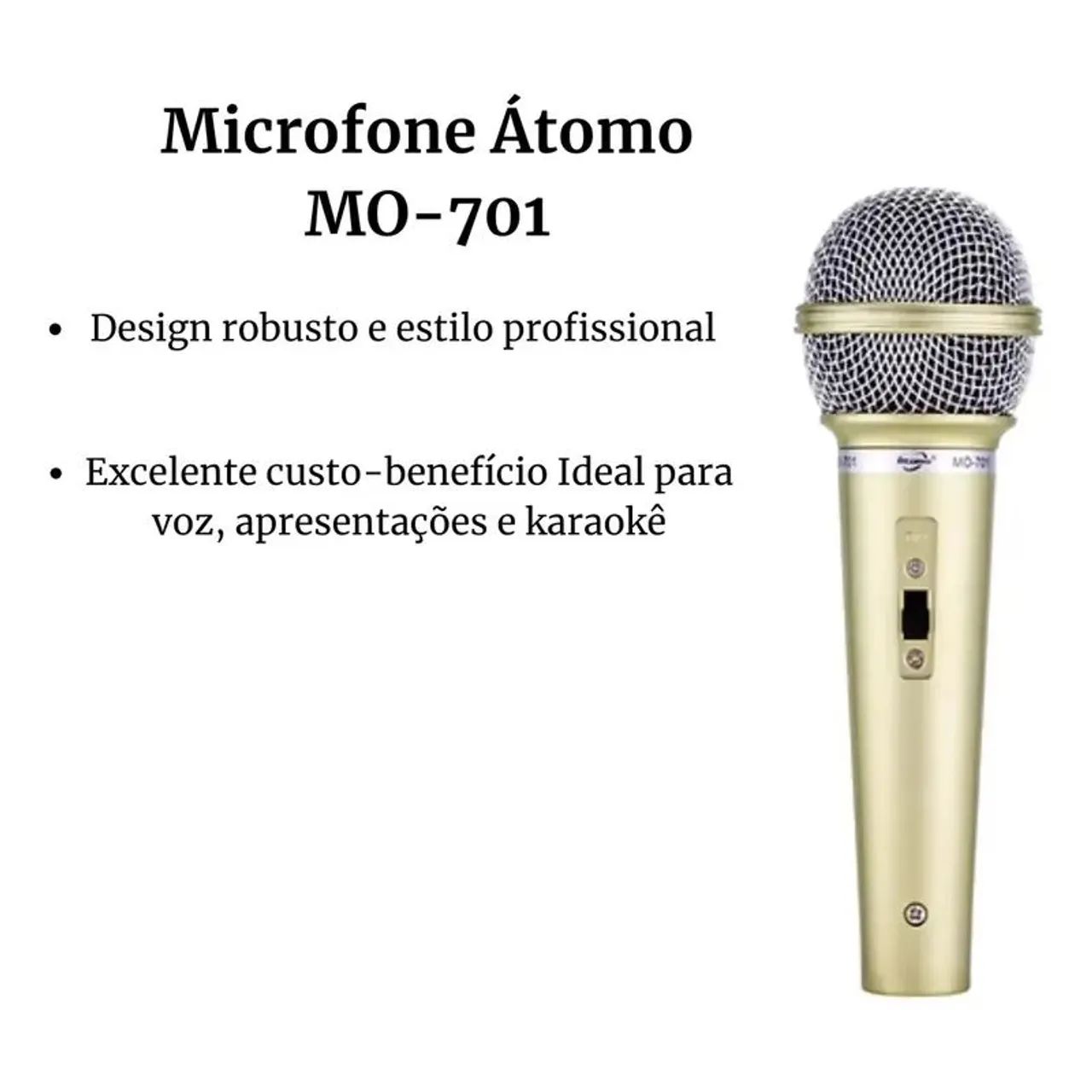 Microfone com fio451035408043888642