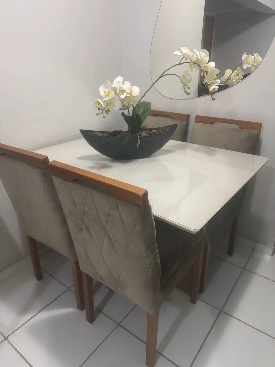 Mesa de Jantar 4 Lugares com 4 Cadeiras - Foto 3