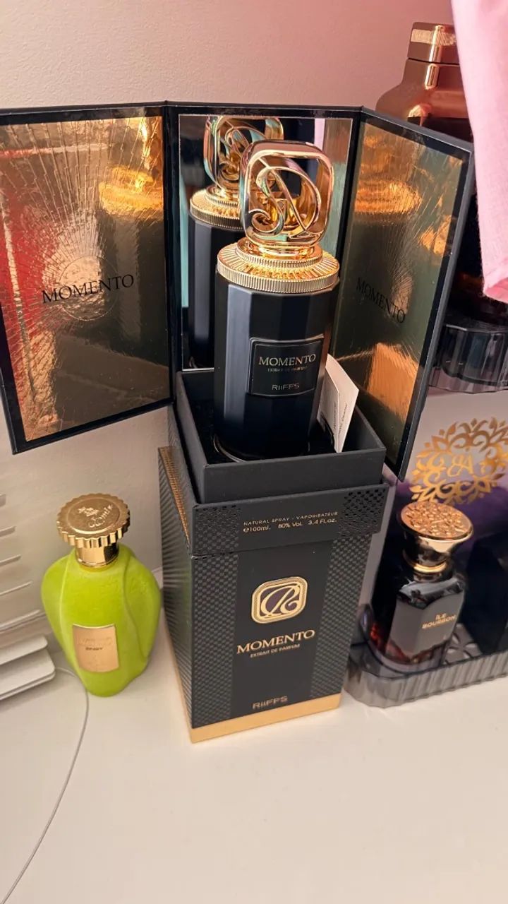 Perfume Masculino Momento Riiffs Extrait de Parfum 90ml* [USADO MENOS DE 10ml] - Foto 4