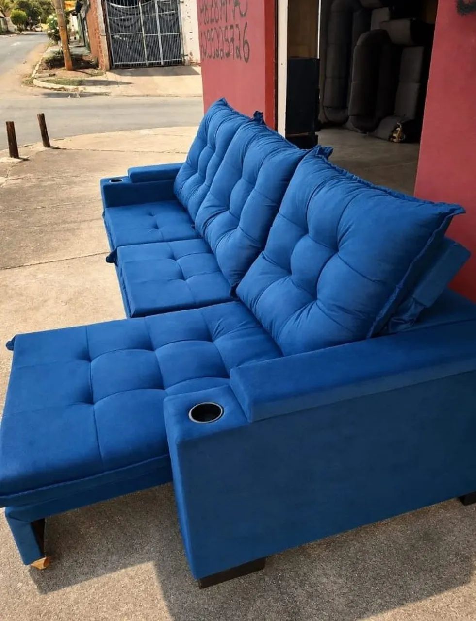 Sofá Retrátil Reclinável 