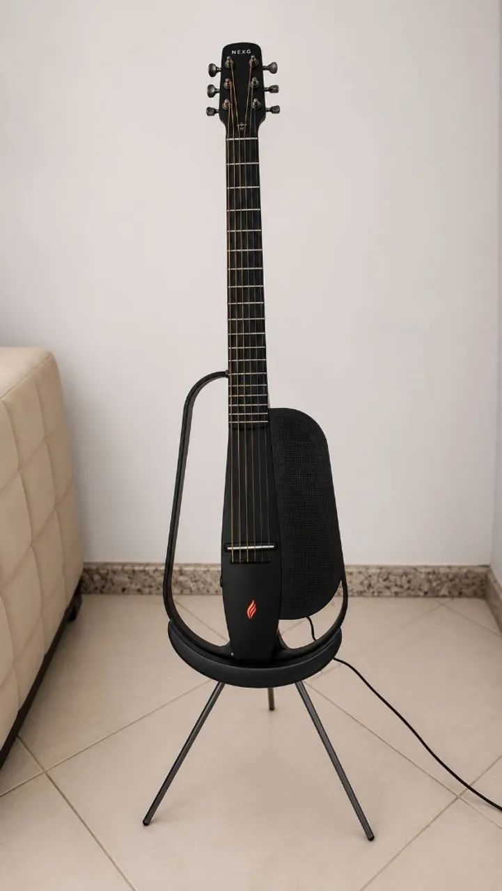 Violão ENYA NEXG 2 + Base Carregadora + Case + Microfone Wireless - Foto 2