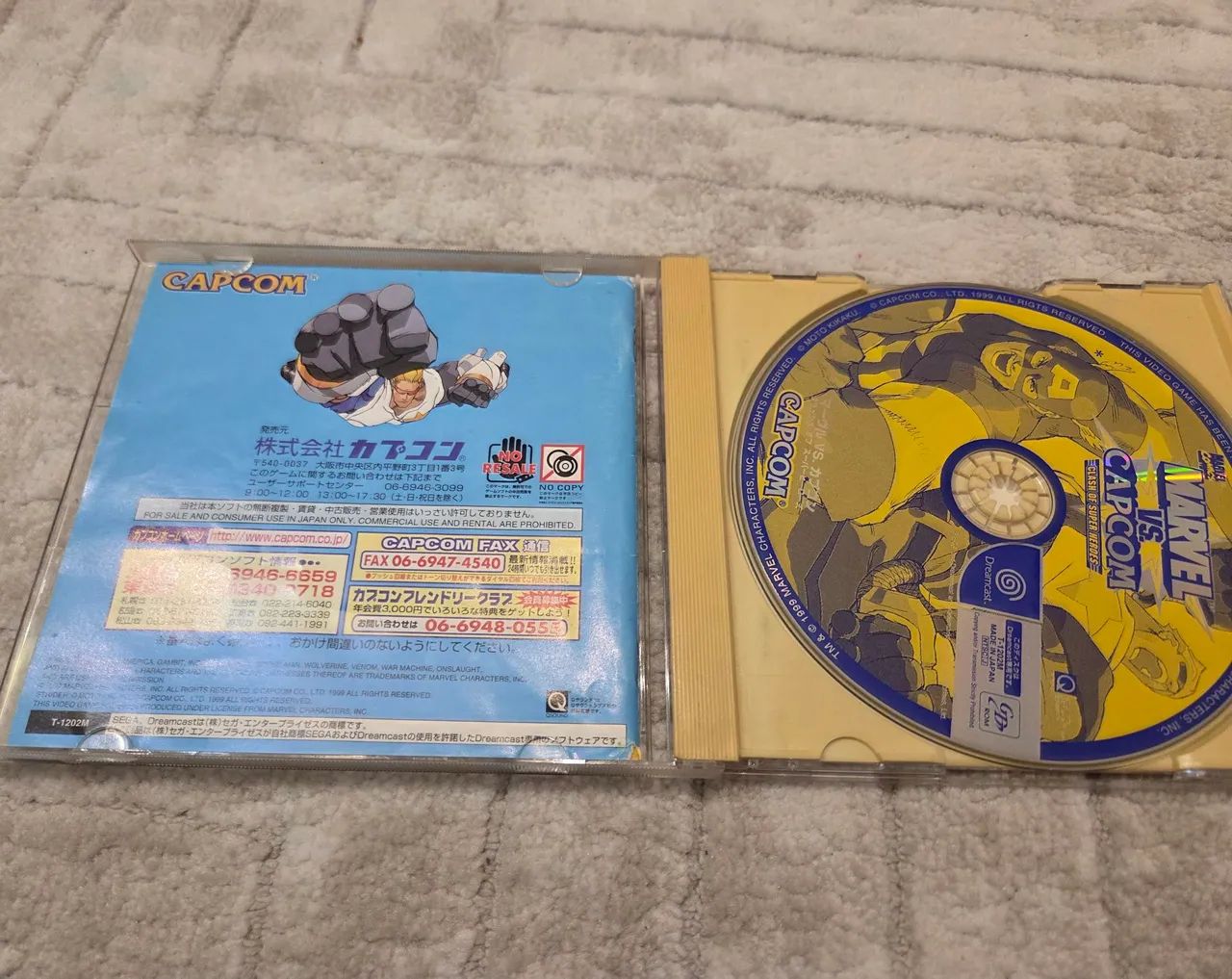 Marvel vs. Capcom - Sega Dreamcast - Foto 2