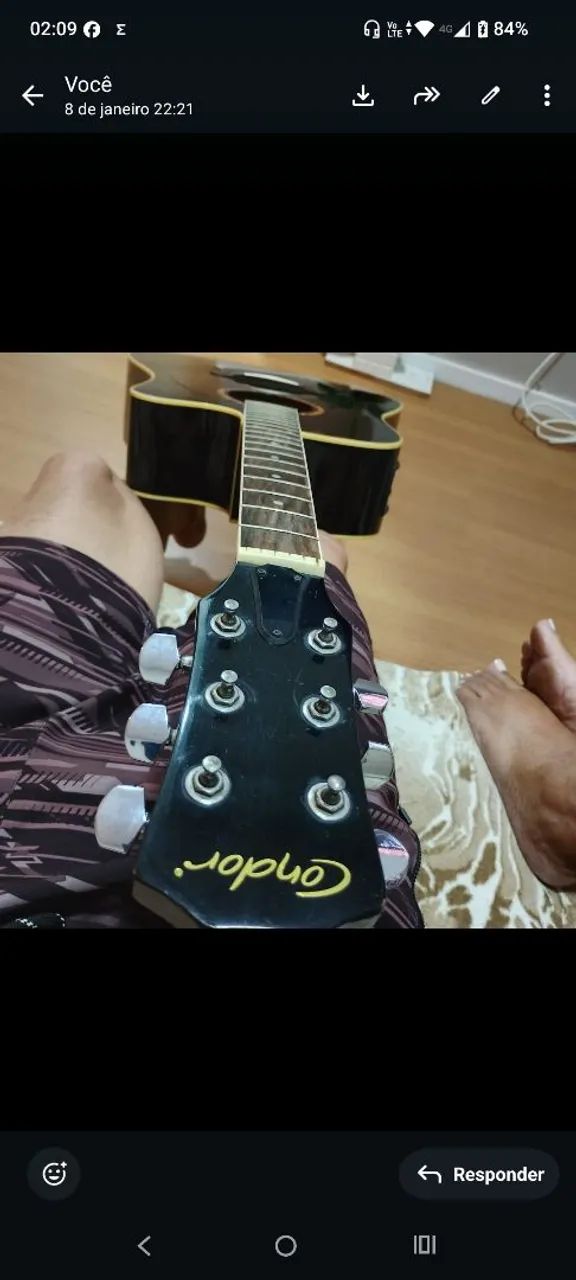 Violão condor elétrico pre artec  - Foto 5