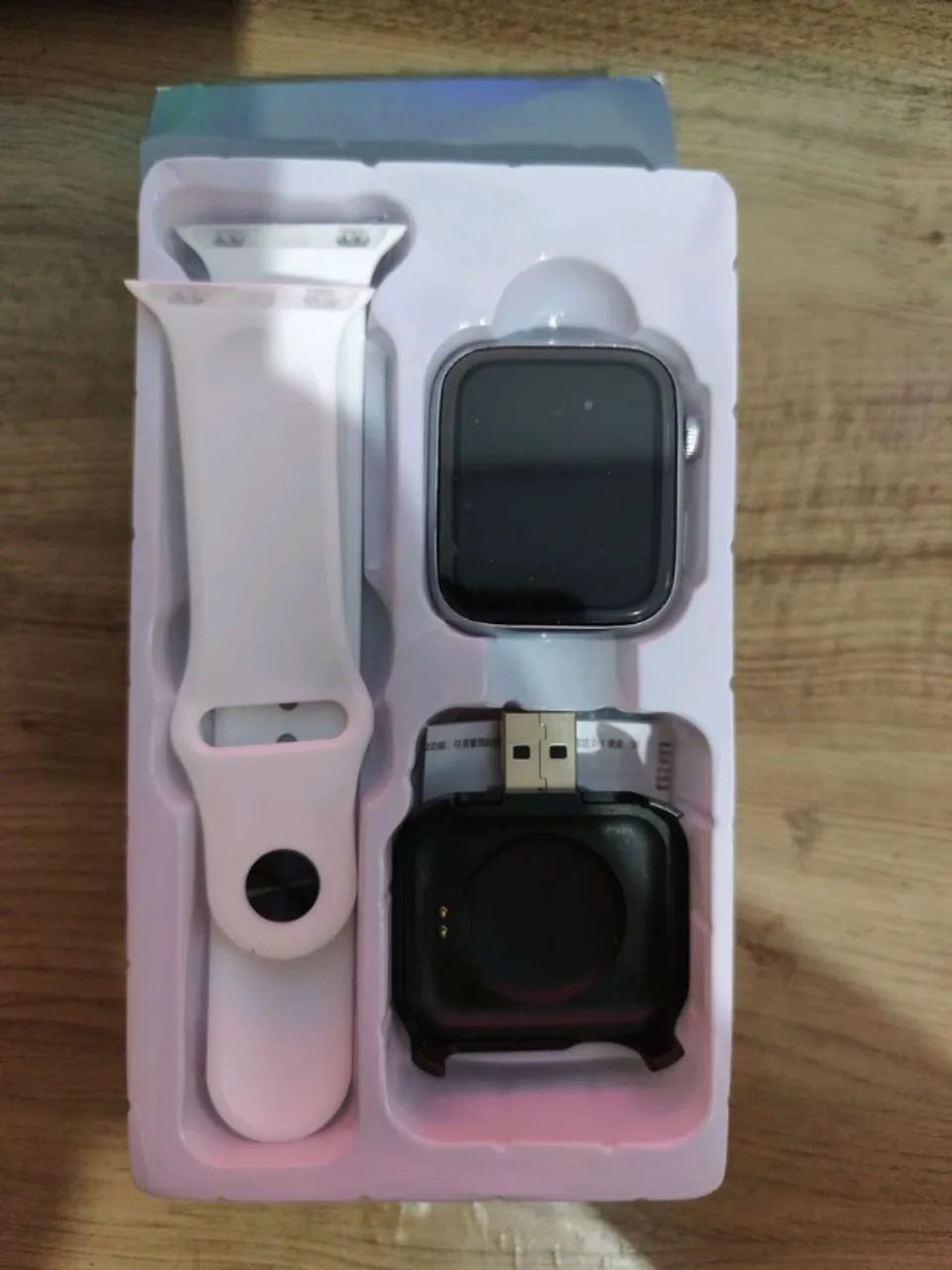 smartwatch laxasfit i8 pro max branco - Foto 2