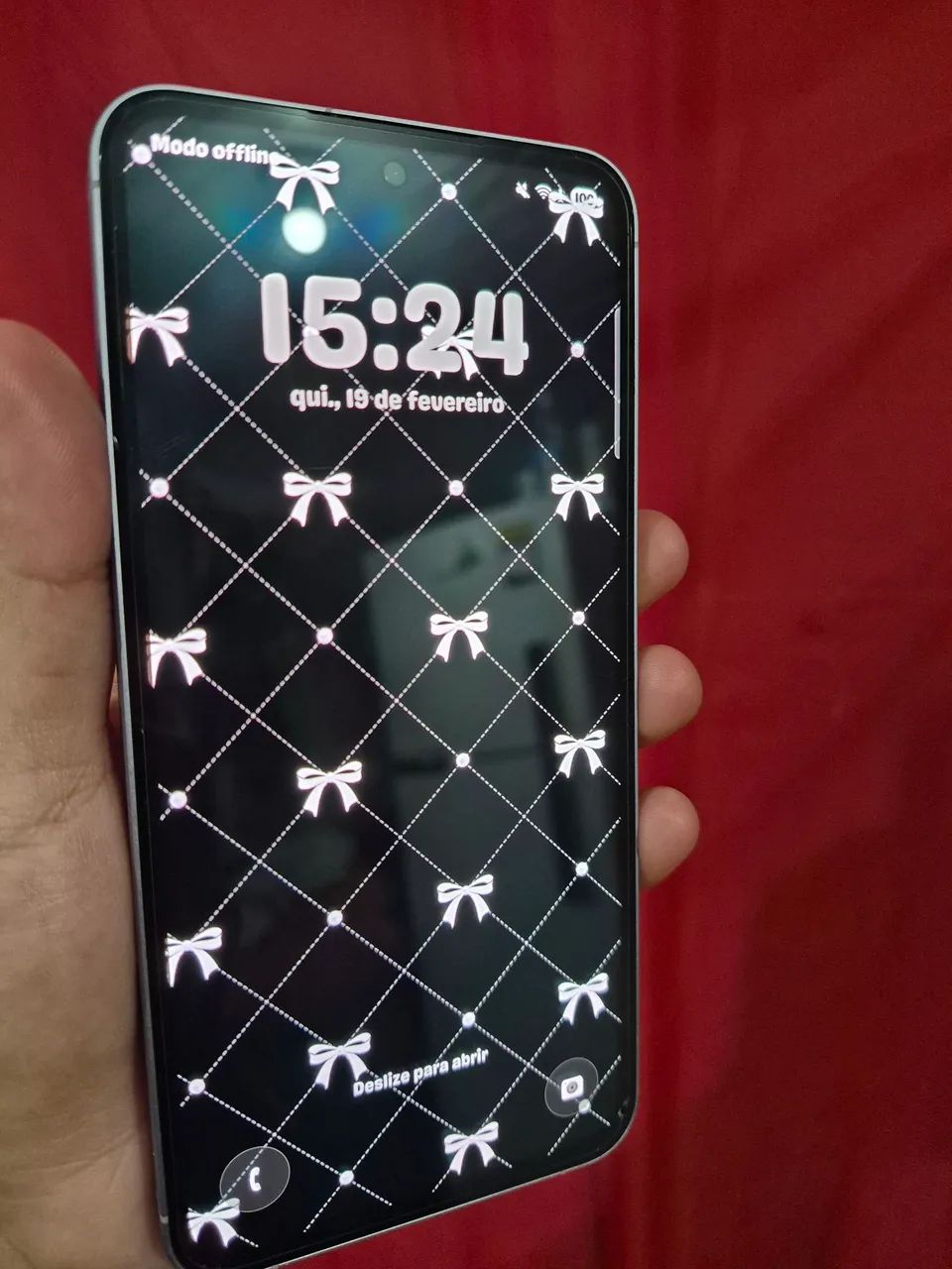 Smartphone Galaxy A55. Única dona, acompanha nota fiscal. - Foto 3